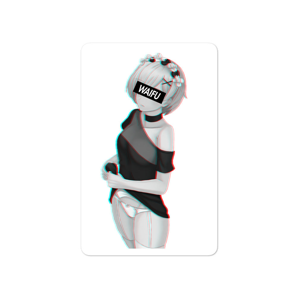 Ram Waifu Material #004 Kiss Cut Premium Sticker