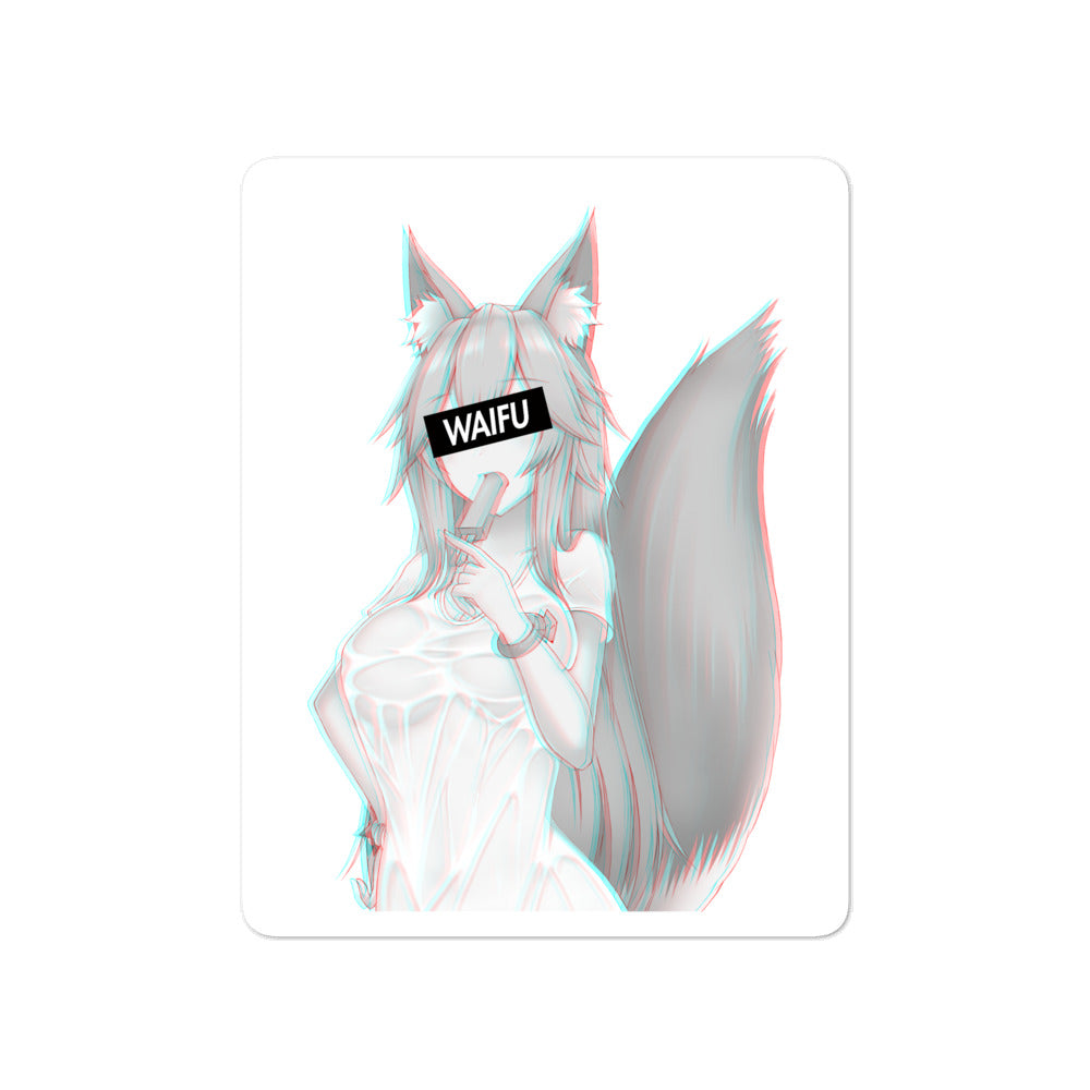 Tamamo Waifu Material #004 Kiss Cut Premium Sticker