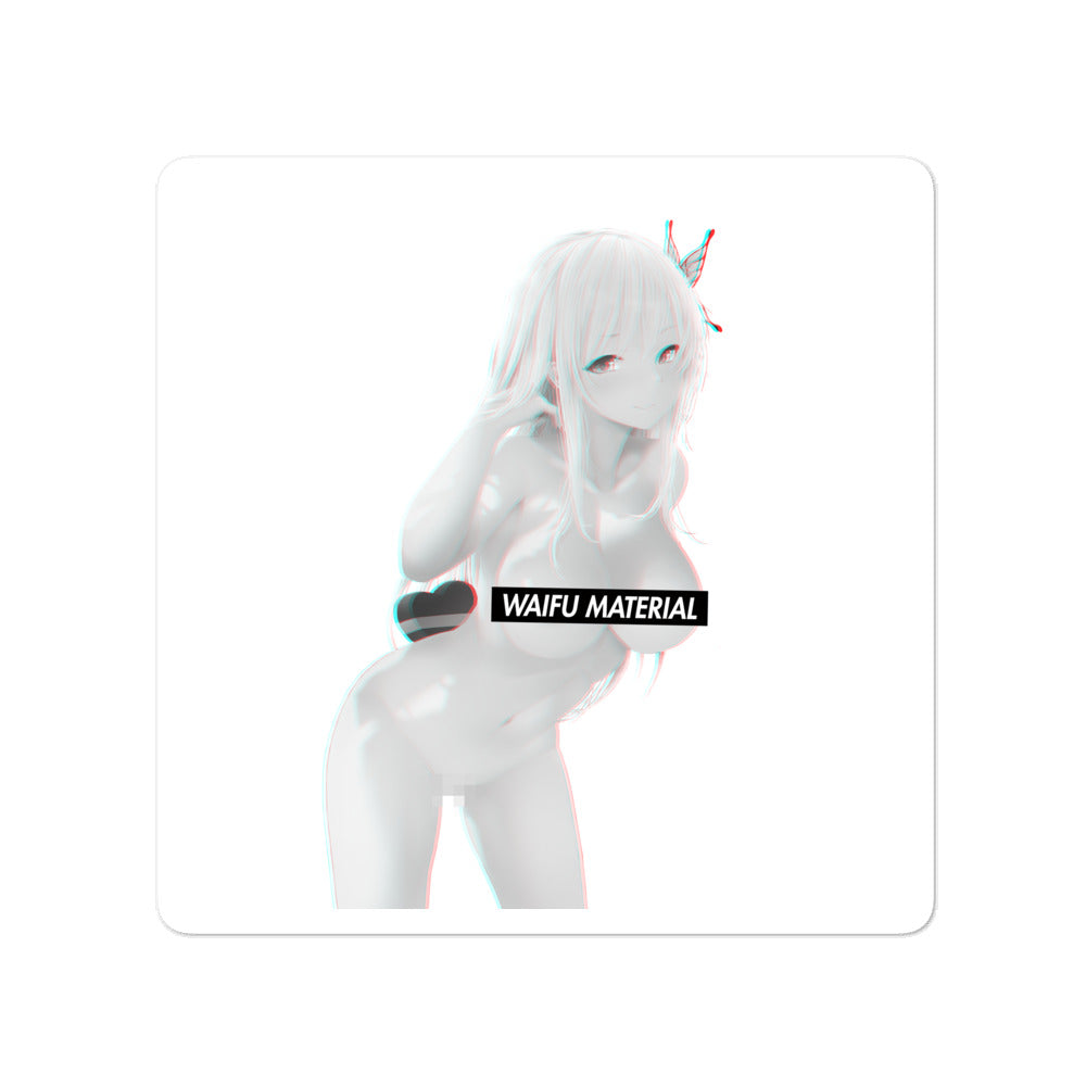 Sena Waifu Material #001 Kiss Cut Premium Sticker