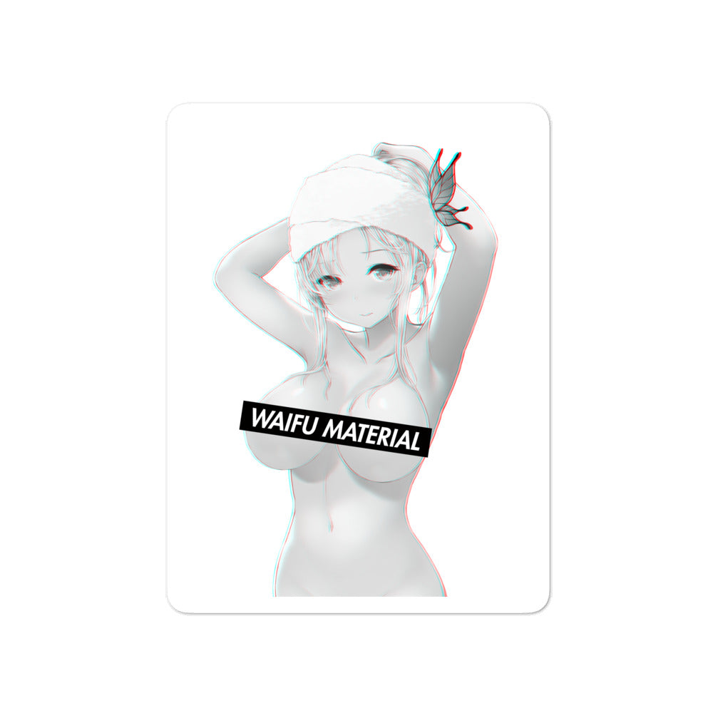 Sena Waifu Material #002 Kiss Cut Premium Sticker