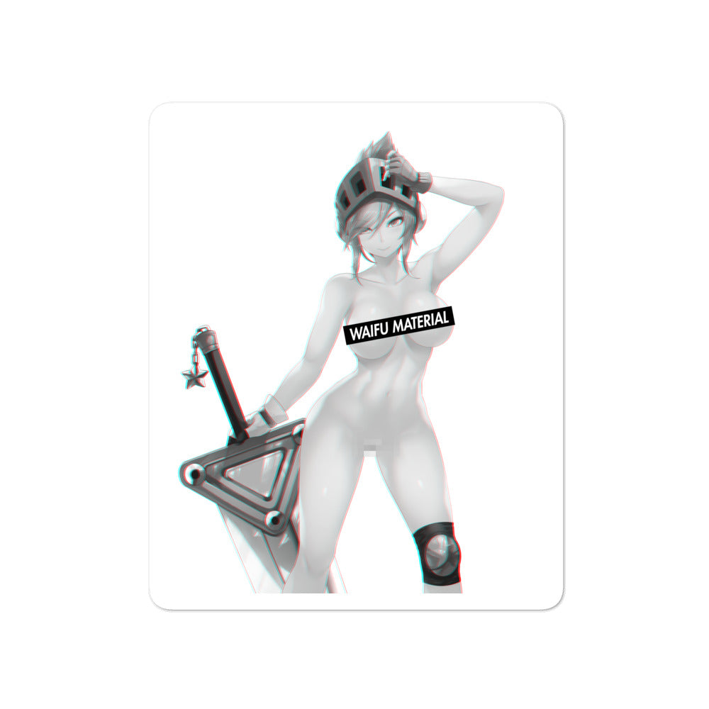 Riven Waifu Material #001 Kiss Cut Premium Sticker