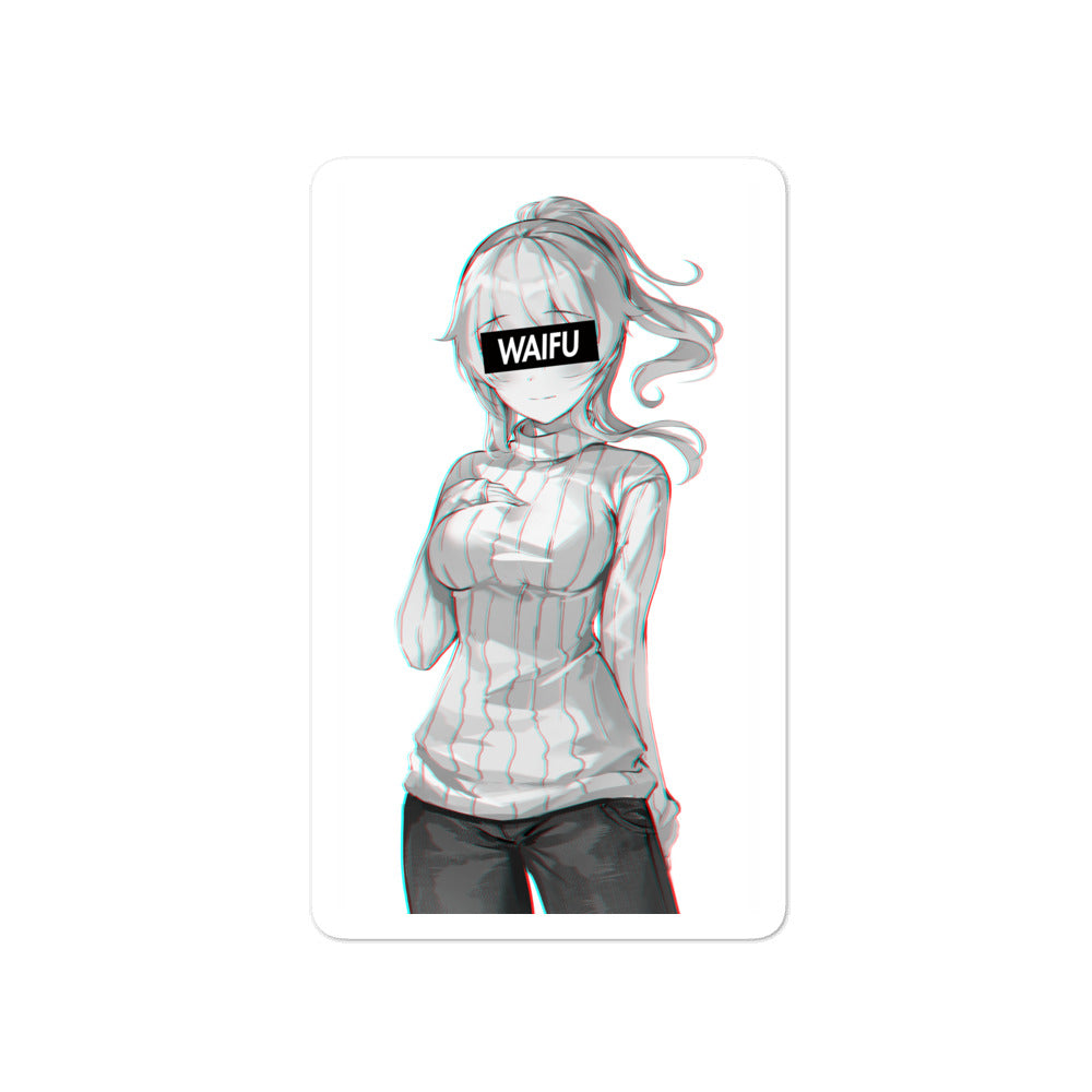 Jean Waifu Material #003 Kiss Cut Premium Sticker