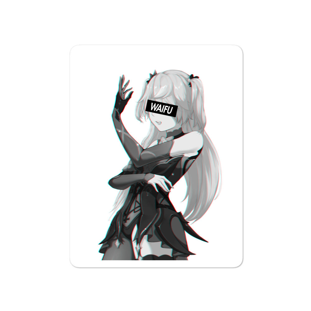 Fischl Waifu Material #004 Kiss Cut Premium Sticker