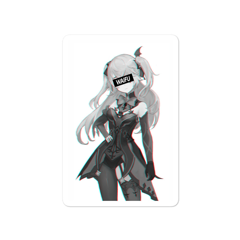 Fischl Waifu Material #002 Kiss Cut Premium Sticker