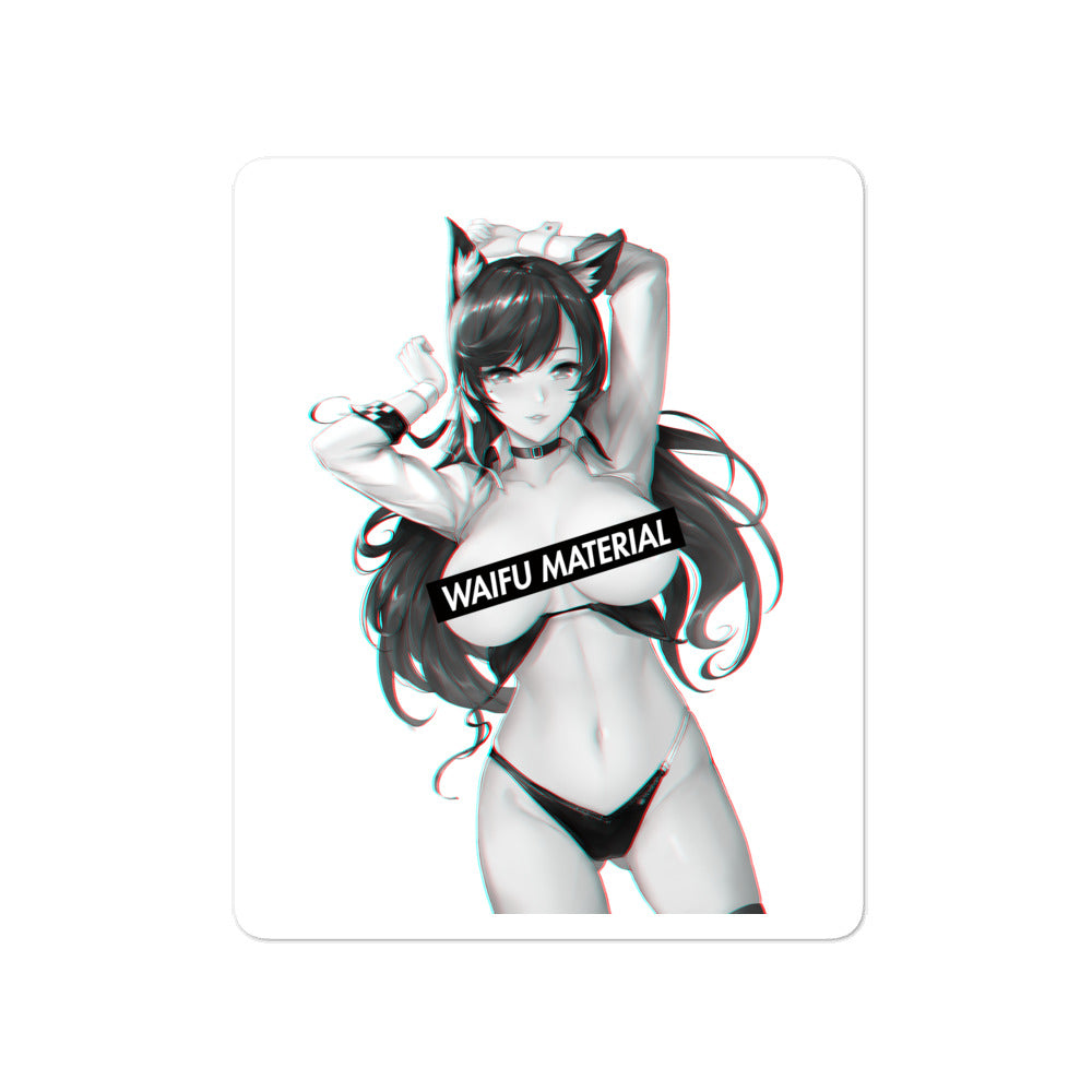 Atago Waifu Material #002 Kiss Cut Premium Sticker