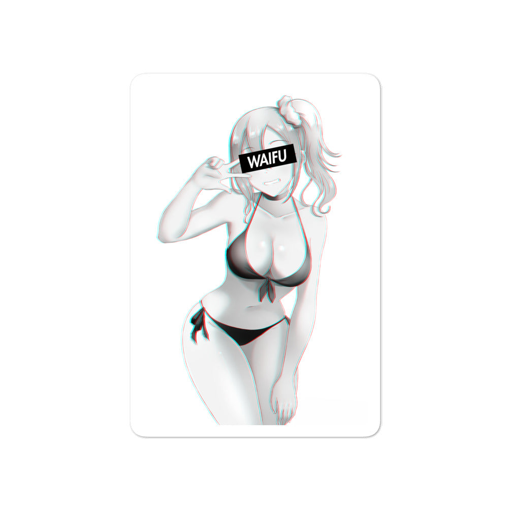 Hayasaka Waifu Material #003 Kiss Cut Premium Sticker
