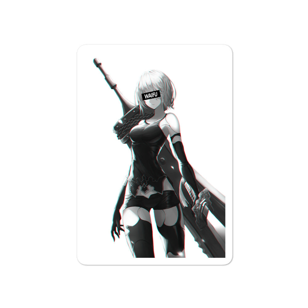 A2 Waifu Material #005 Kiss Cut Premium Sticker