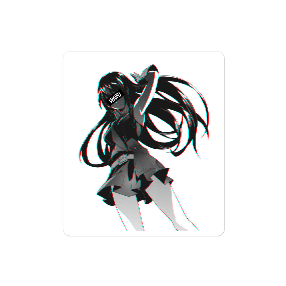 Akame Waifu Material #005 Kiss Cut Premium Sticker