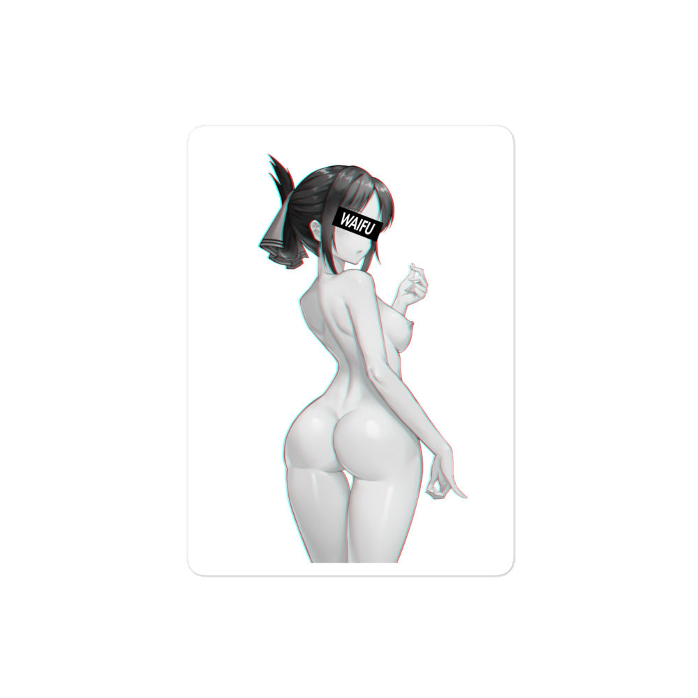 Kaguya Waifu Material #004 Kiss Cut Premium Sticker