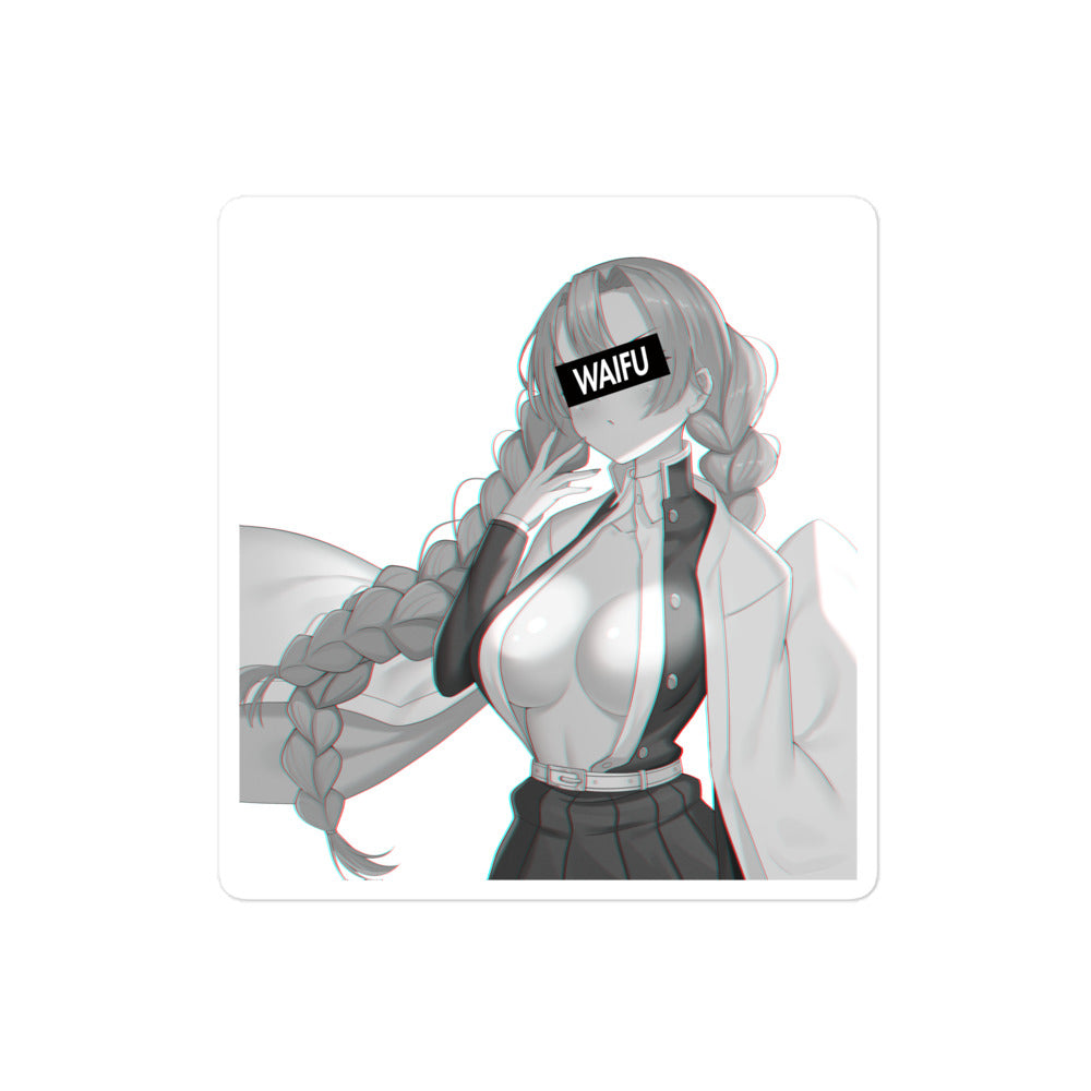 Mitsuri Waifu Material #002 Kiss Cut Premium Sticker