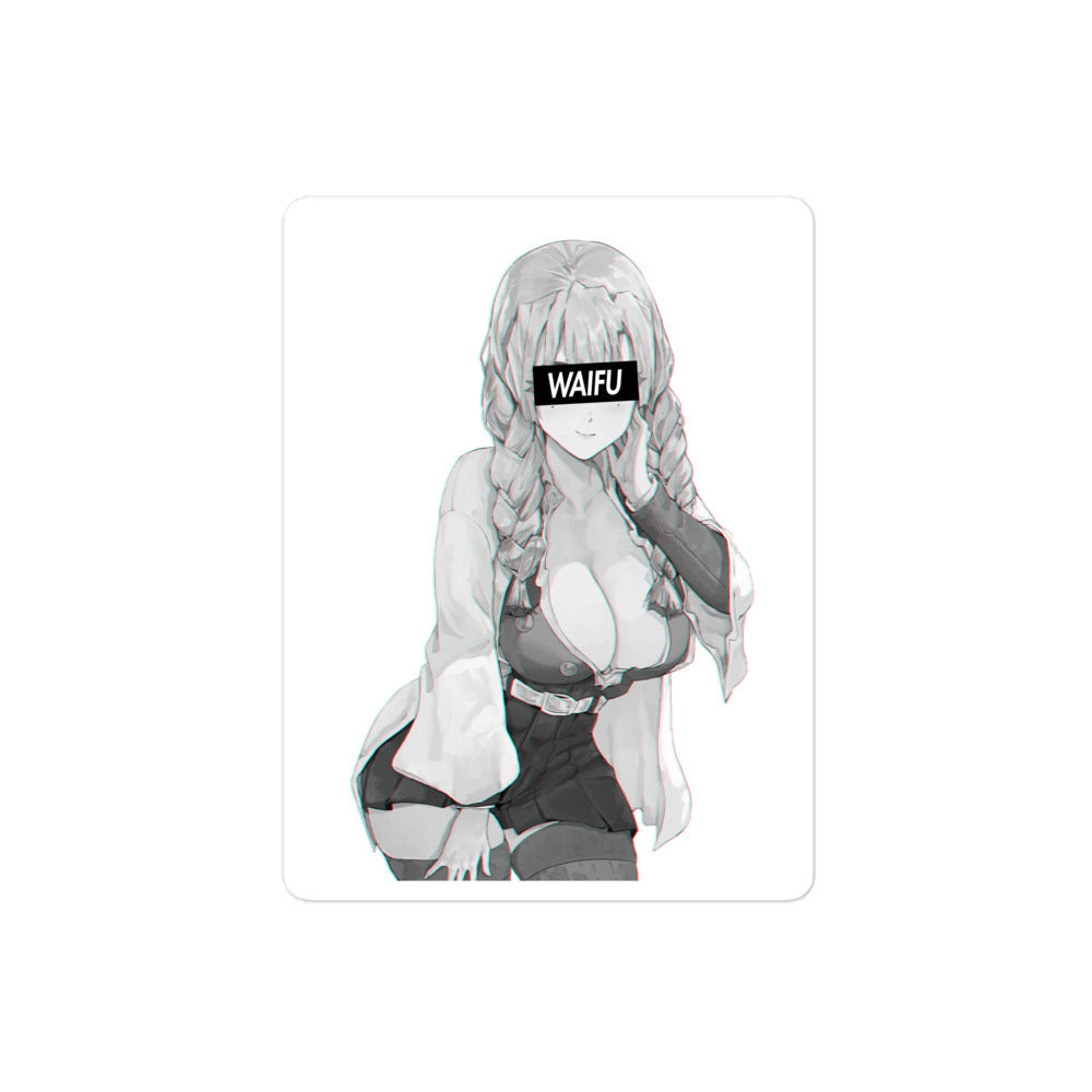 Mitsuri Waifu Material #004 Kiss Cut Premium Sticker