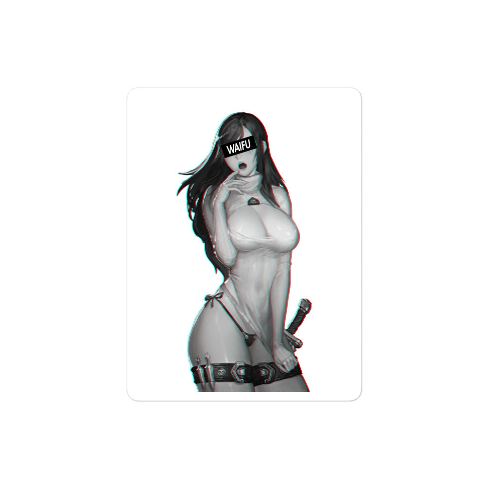 Katarina Waifu Material #002 Kiss Cut Premium Sticker