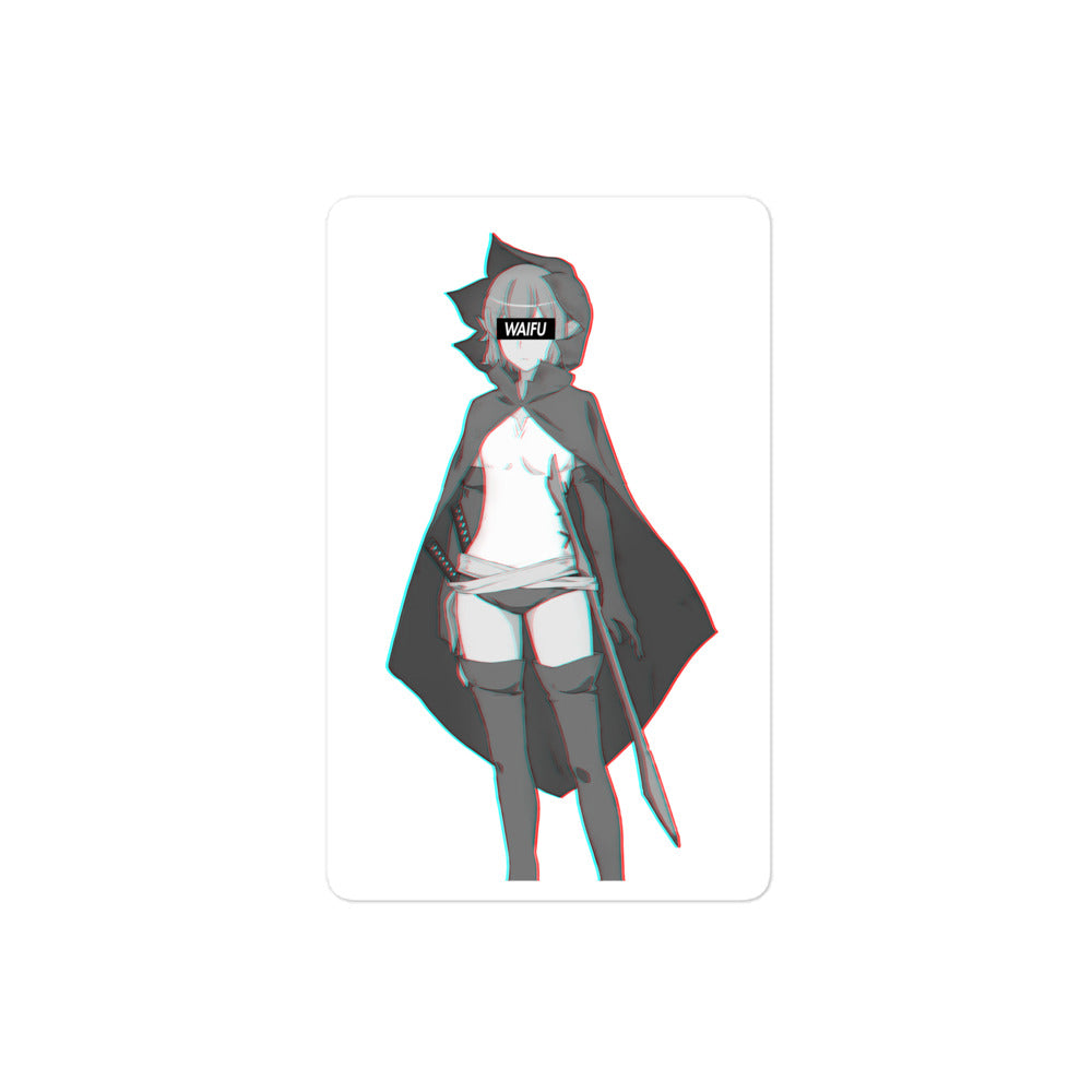 Ryuu Waifu Material #002 Kiss Cut Premium Sticker