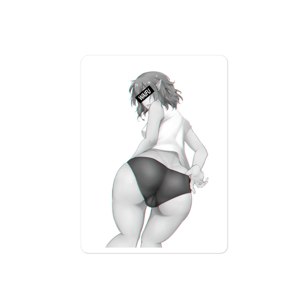Ryuu Waifu Material #003 Kiss Cut Premium Sticker