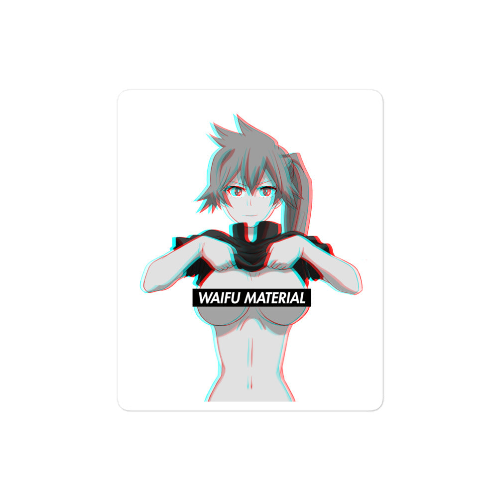 Itsuka Waifu Material #001 Kiss Cut Premium Sticker