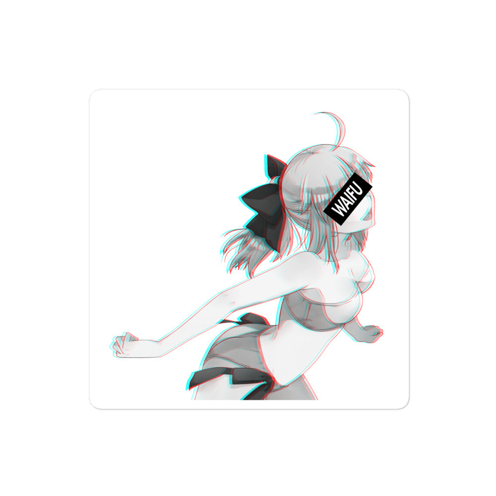 Saber Waifu Material #003 Kiss Cut Premium Sticker