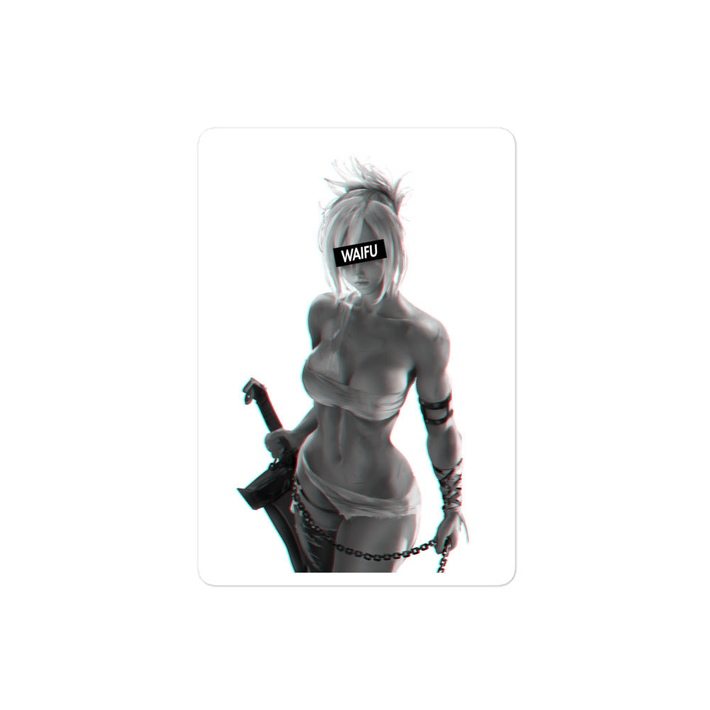Riven Waifu Material #003 Kiss Cut Premium Sticker