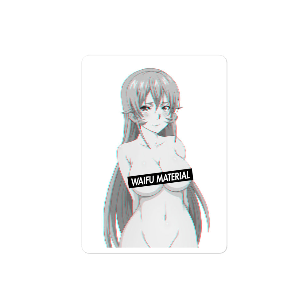 Erina Waifu Material #002 Kiss Cut Premium Sticker