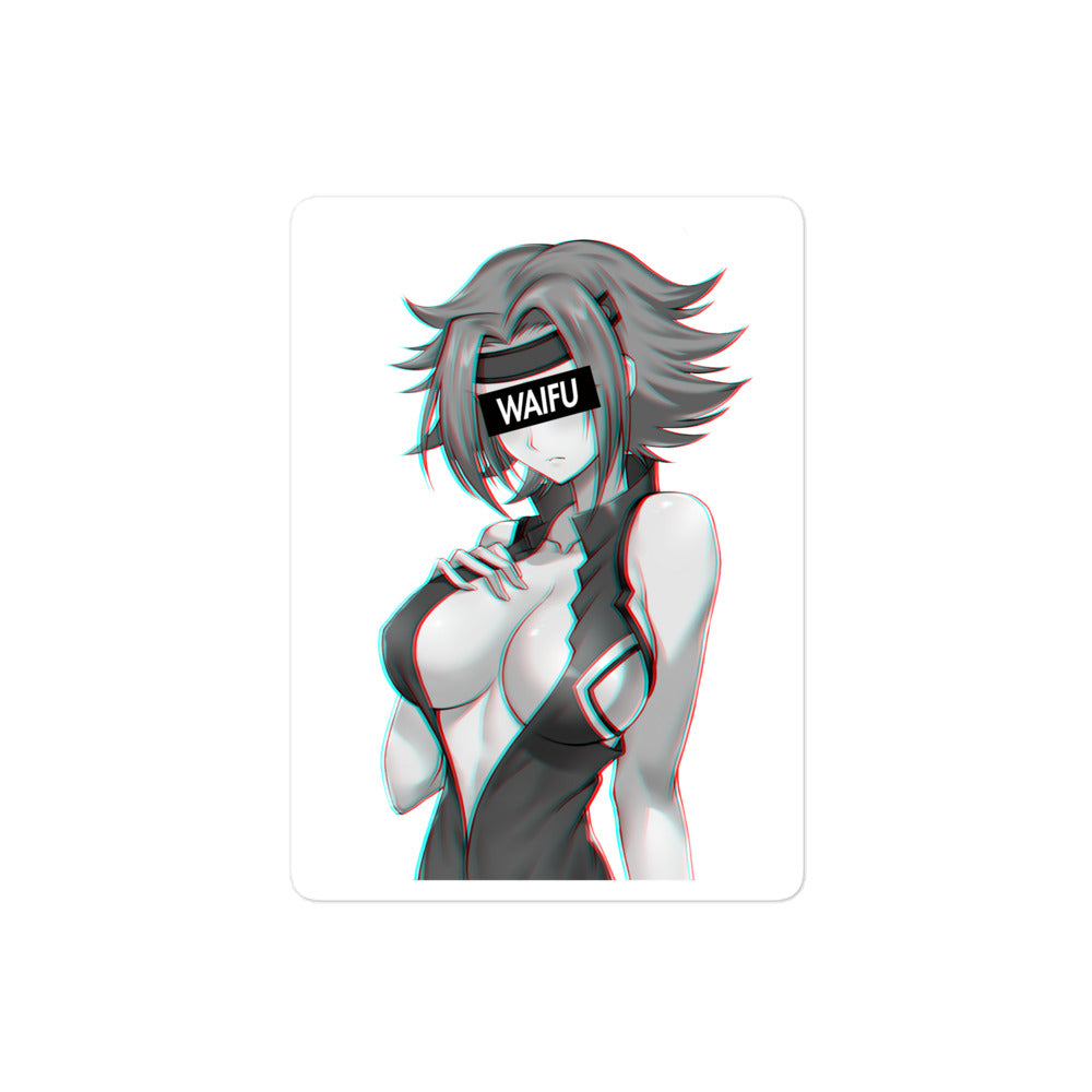 Kallen Waifu Material #001 Kiss Cut Premium Sticker