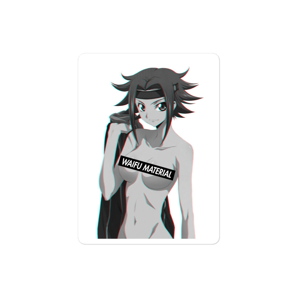Kallen Waifu Material #004 Kiss Cut Premium Sticker