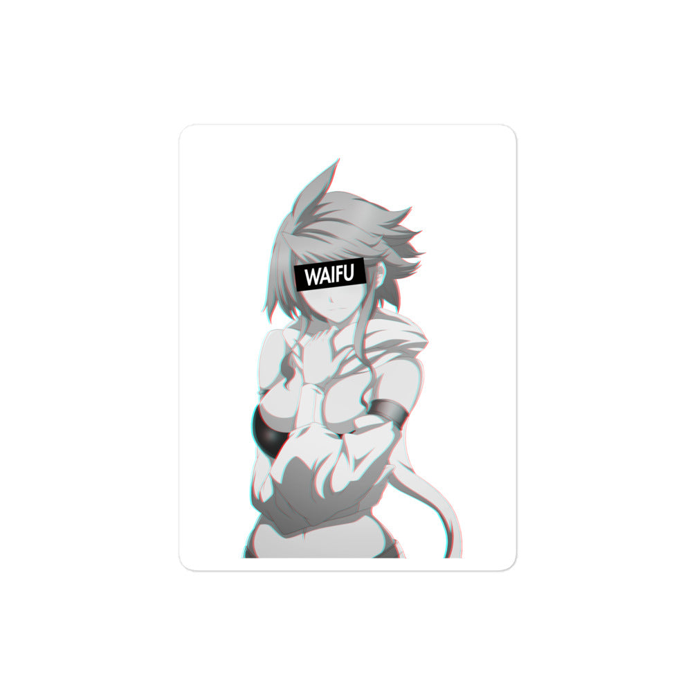 Leone Waifu Material #003 Kiss Cut Premium Sticker