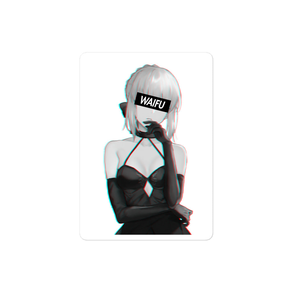 Saber Alter Waifu Material #004 Kiss Cut Premium Sticker