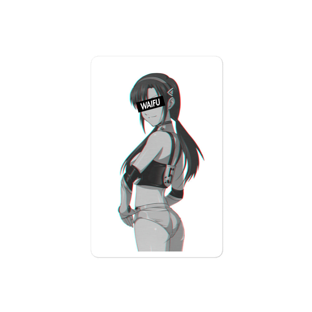 Mari Waifu Material #001 Kiss Cut Premium Sticker