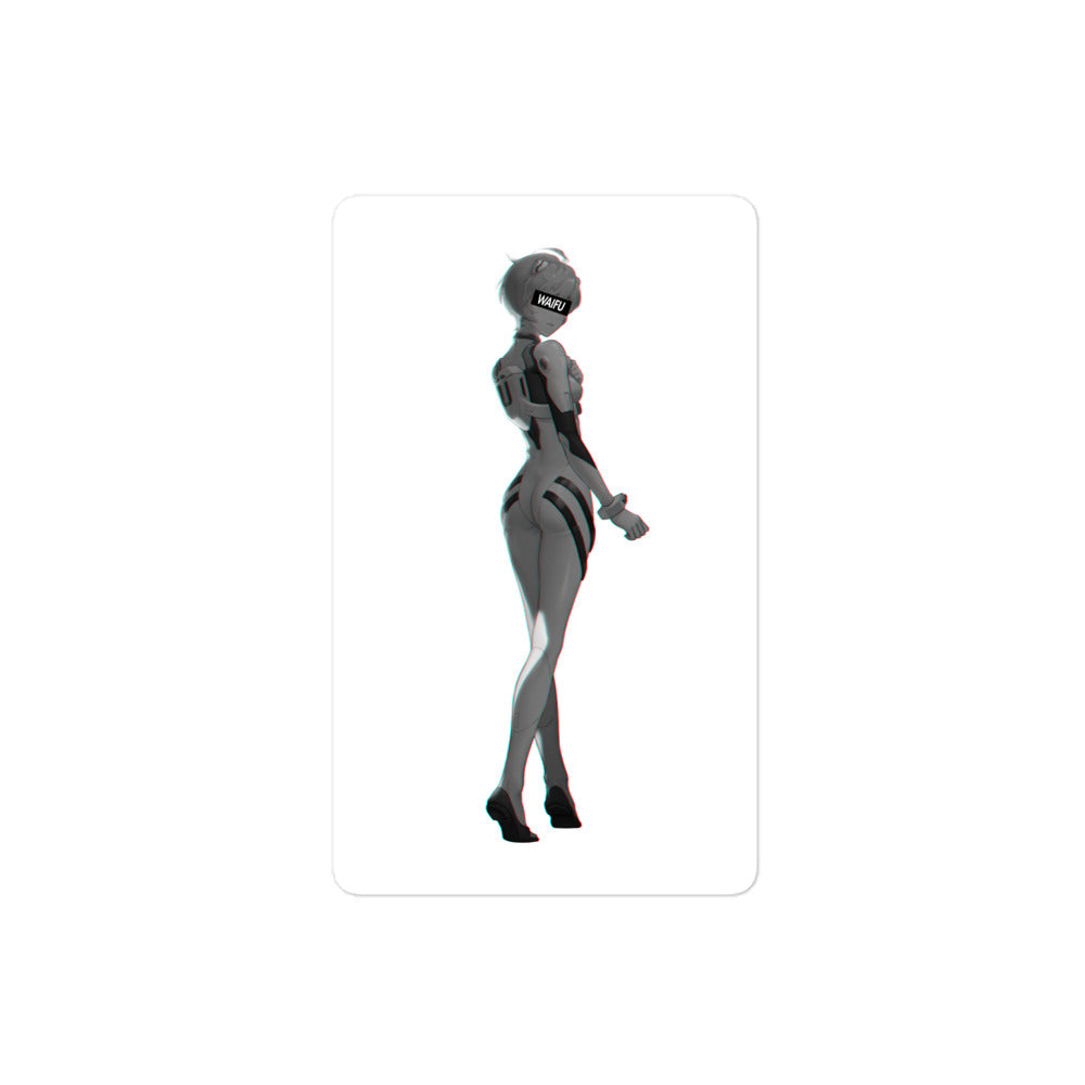 Rei Waifu Material #001 Kiss Cut Premium Sticker