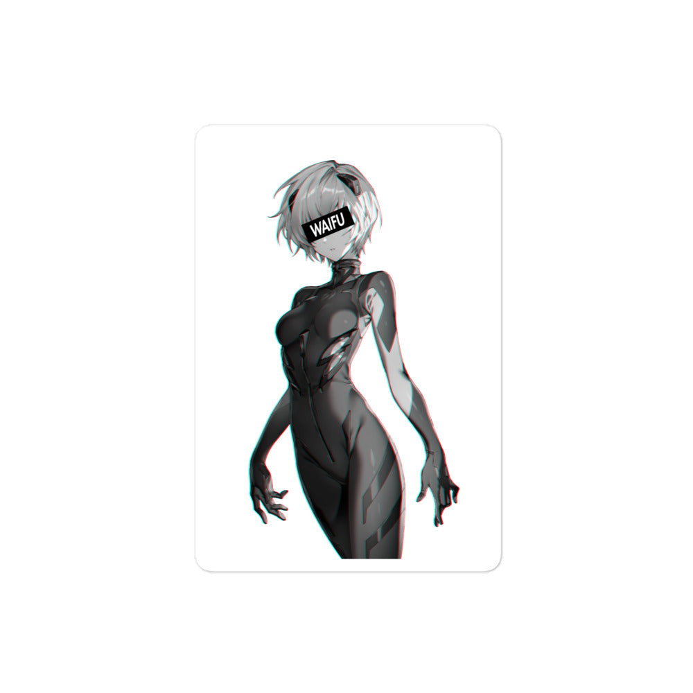 Rei Waifu Material #004 Kiss Cut Premium Sticker