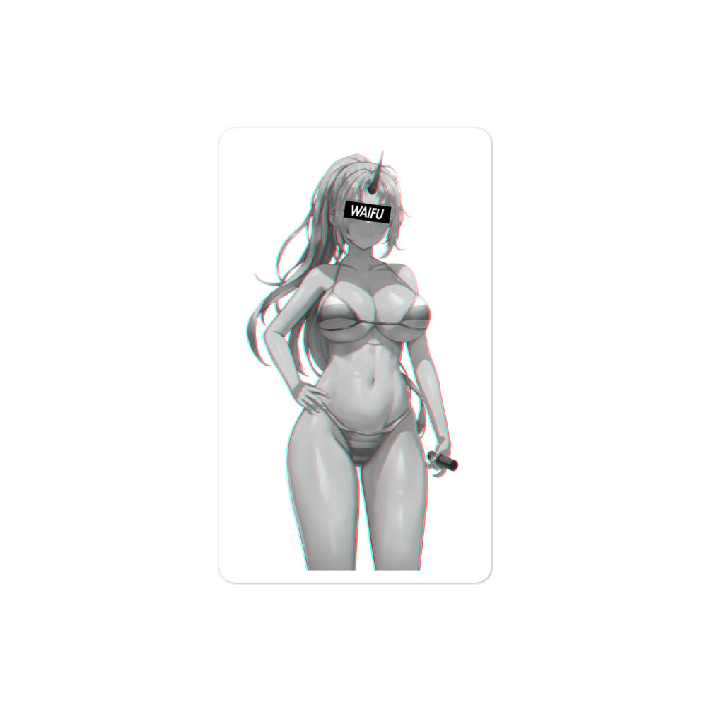 Shion Waifu Material #003 Kiss Cut Premium Sticker