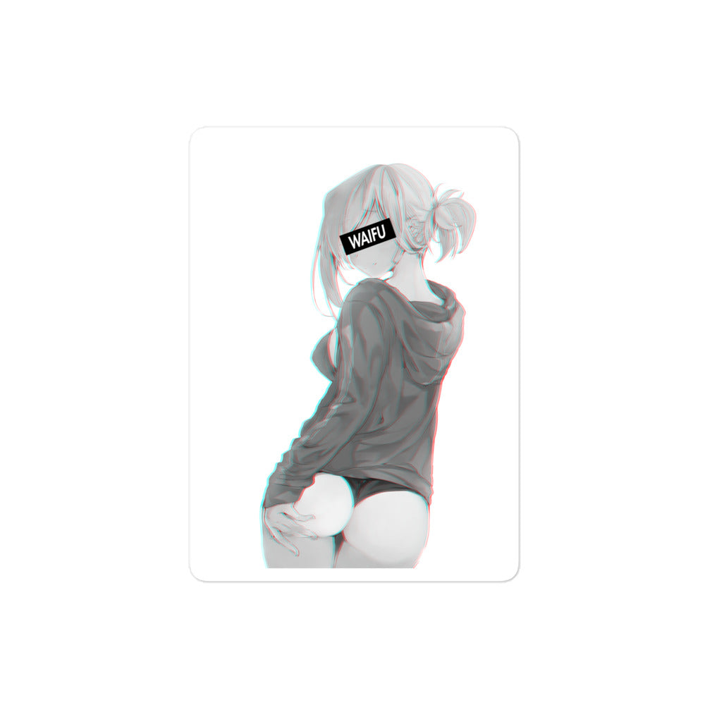 Musashi Miyamoto Waifu Material #002 Kiss Cut Premium Sticker