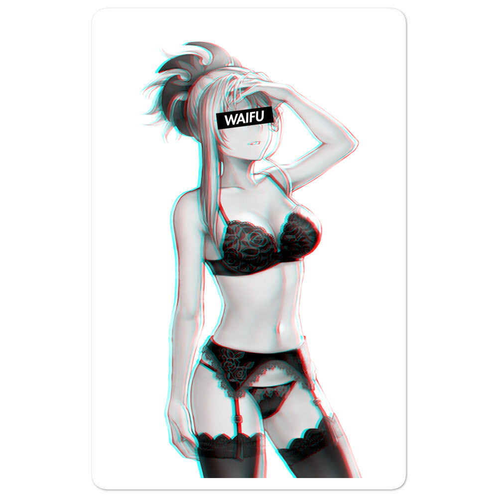 Musashi Miyamoto Waifu Material #007 Kiss Cut Premium Sticker