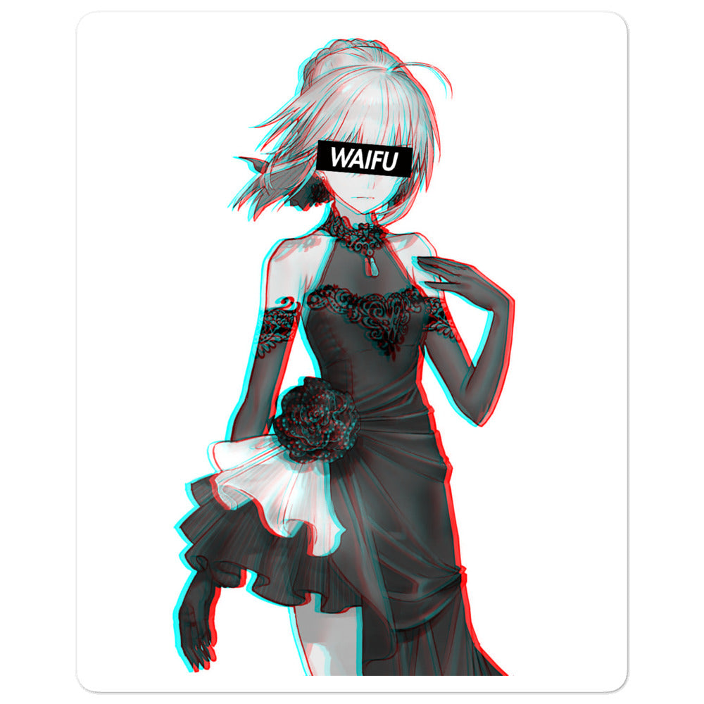 Saber Waifu Material #007 Kiss Cut Premium Sticker