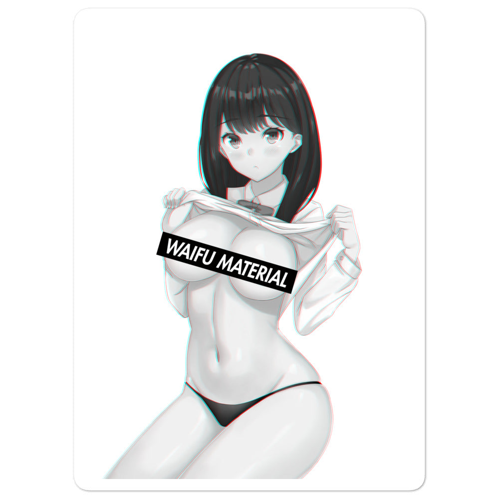 Rikka Waifu Material #006 Kiss Cut Premium Sticker