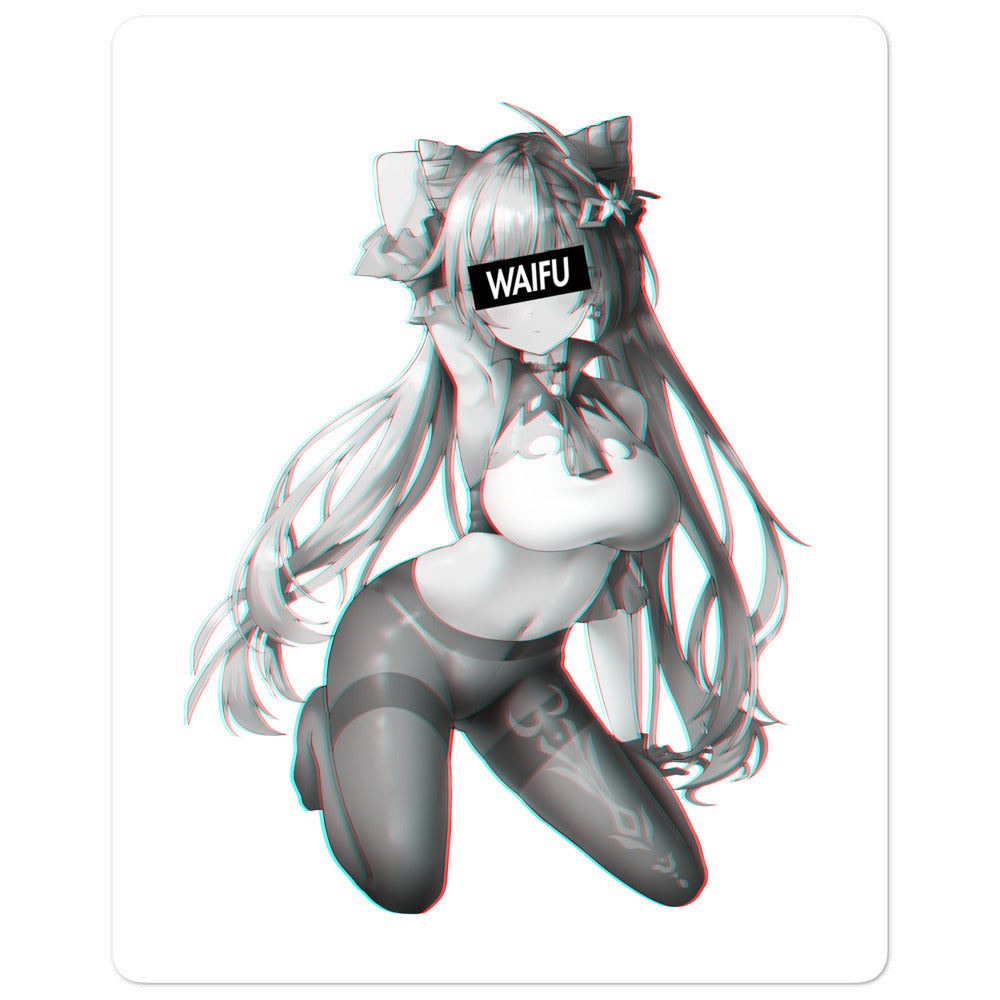 Keqing Waifu Material #005 Kiss Cut Premium Sticker