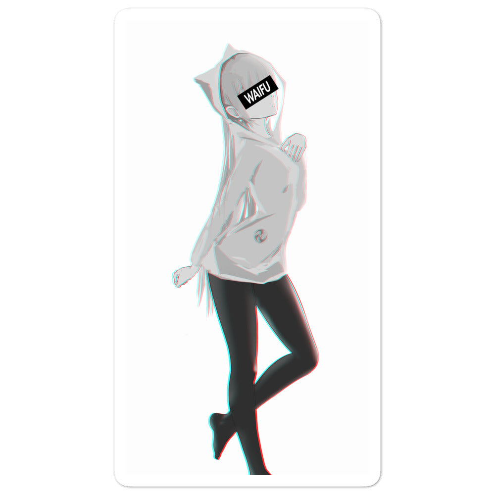 Keqing Waifu Material #007 Kiss Cut Premium Sticker