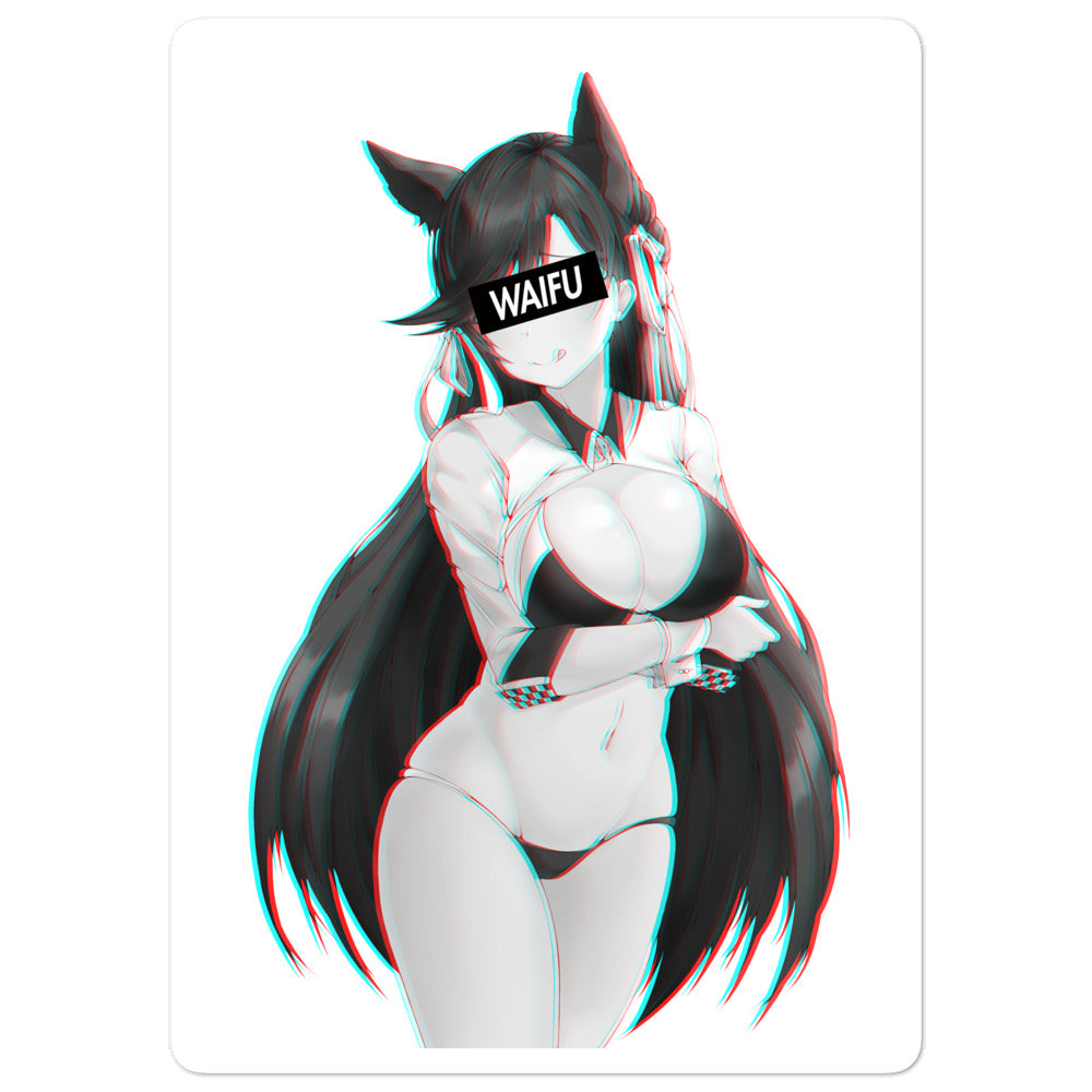 Atago Waifu Material #006 Kiss Cut Premium Sticker