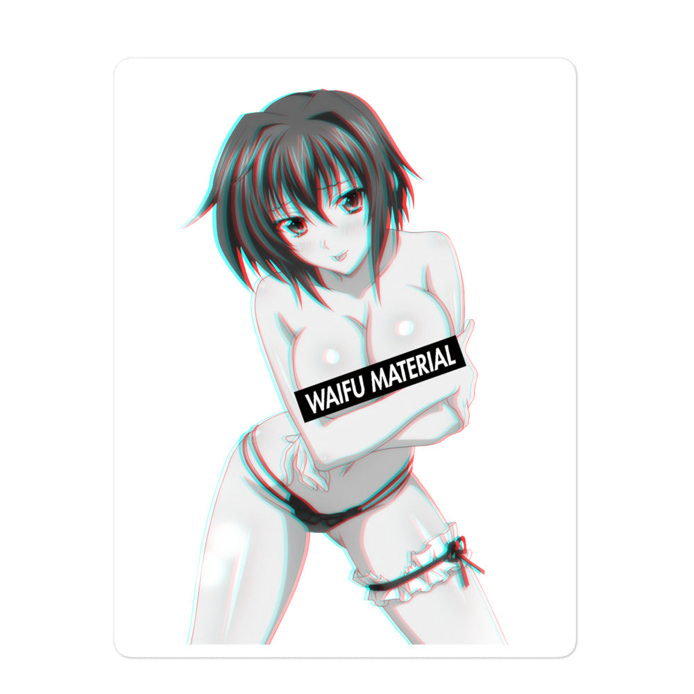 Xenovia Waifu Material #009 Kiss Cut Premium Sticker