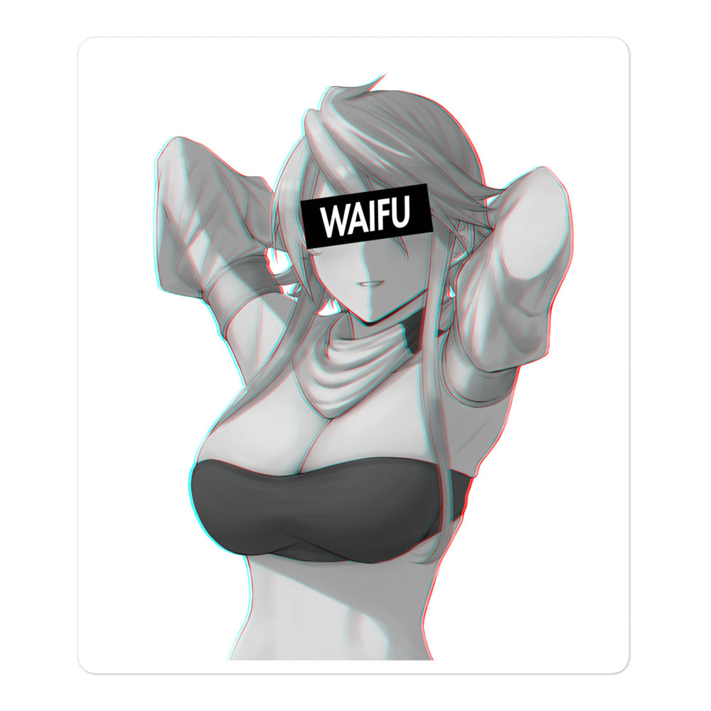 Leone Waifu Material #004 Kiss Cut Premium Sticker