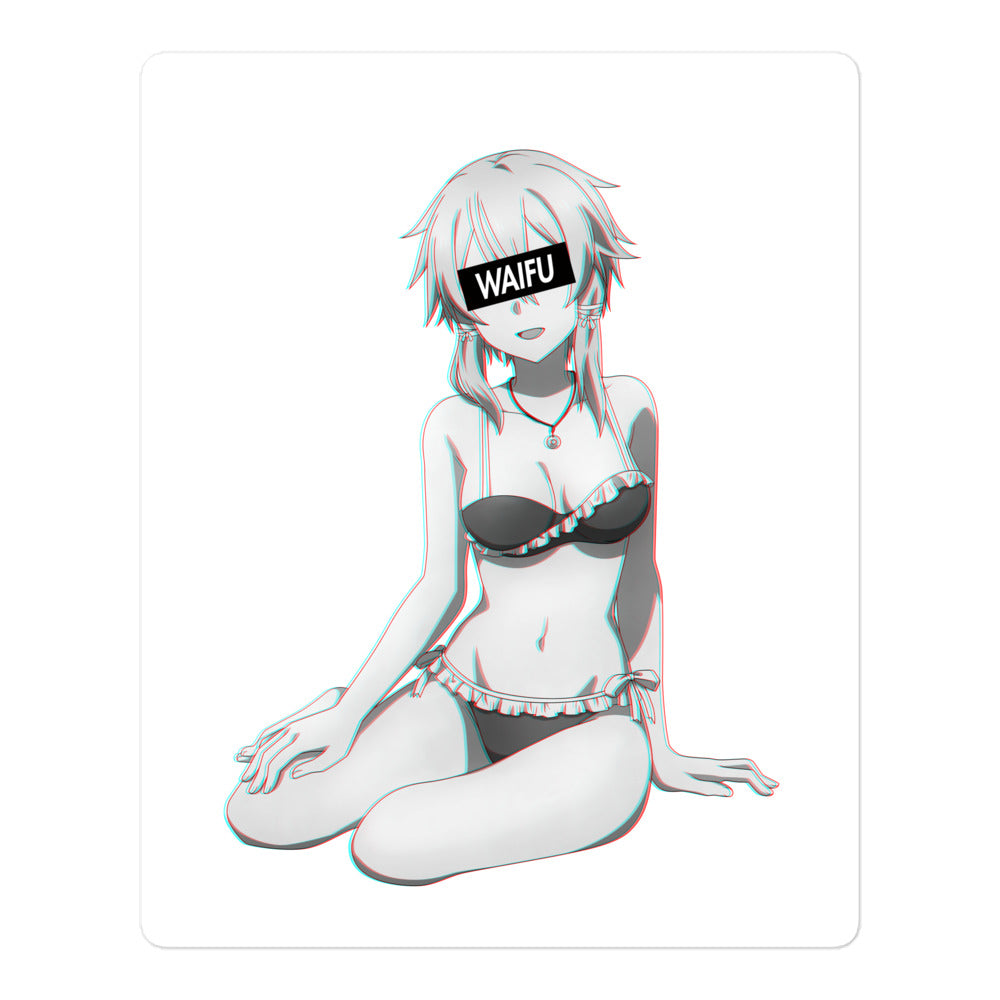 Sinon Waifu Material #005 Kiss Cut Premium Sticker