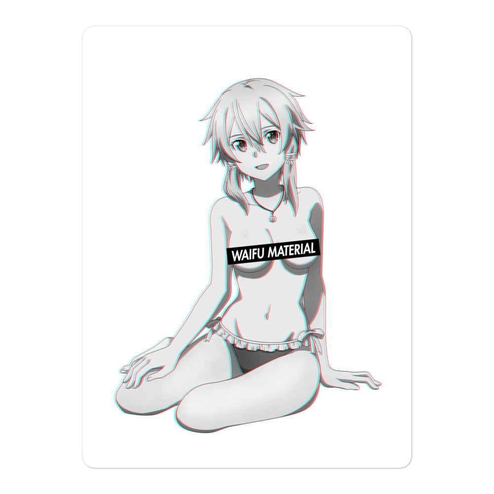 Sinon Waifu Material #006 Kiss Cut Premium Sticker