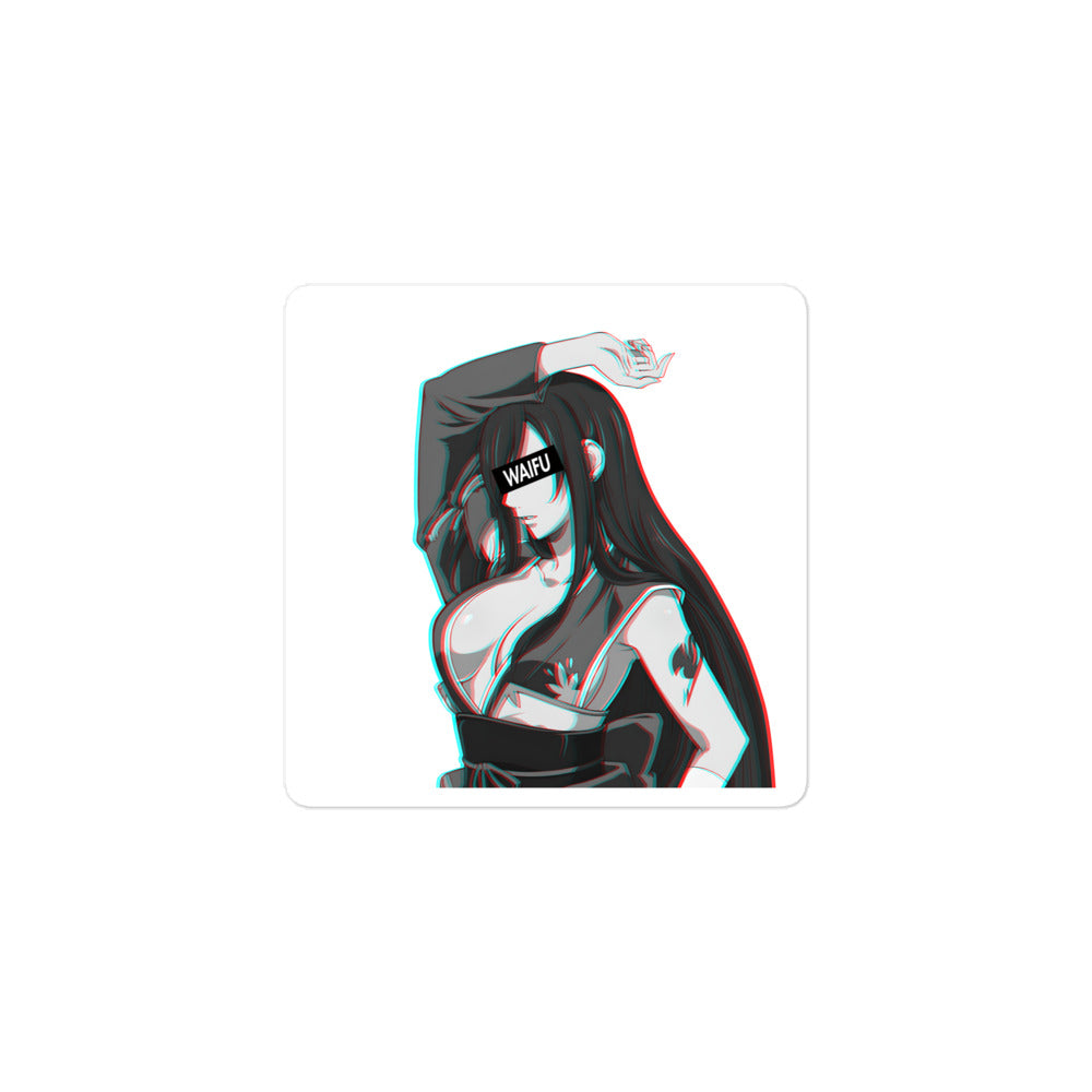 Erza Waifu Material #006 Kiss Cut Premium Sticker