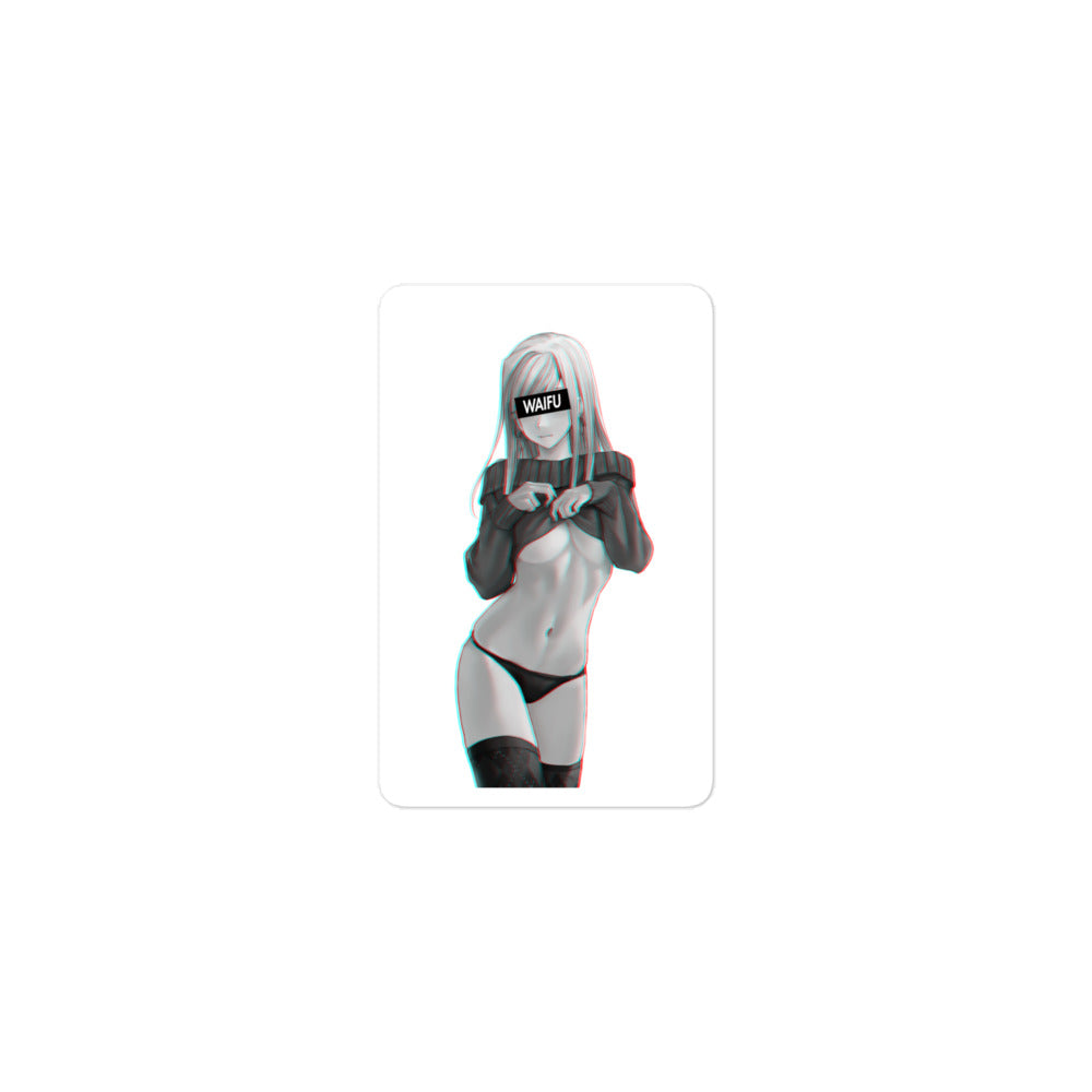 Musashi Miyamoto Waifu Material #009 Kiss Cut Premium Sticker