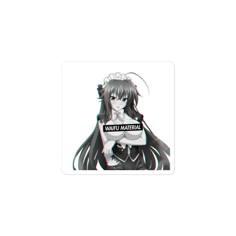 Rias Waifu Material #007 Kiss Cut Premium Sticker