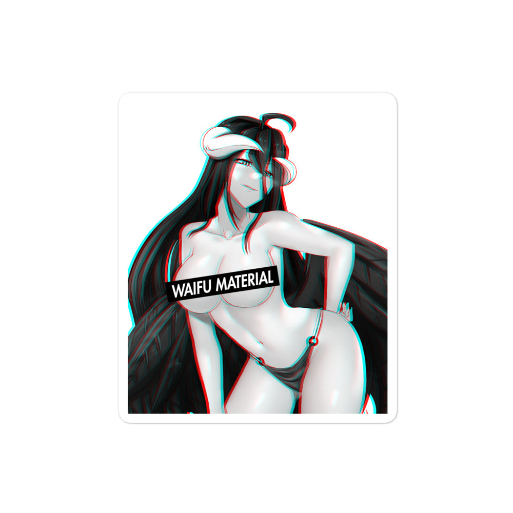 Albedo Waifu Material #003 Kiss Cut Premium Sticker