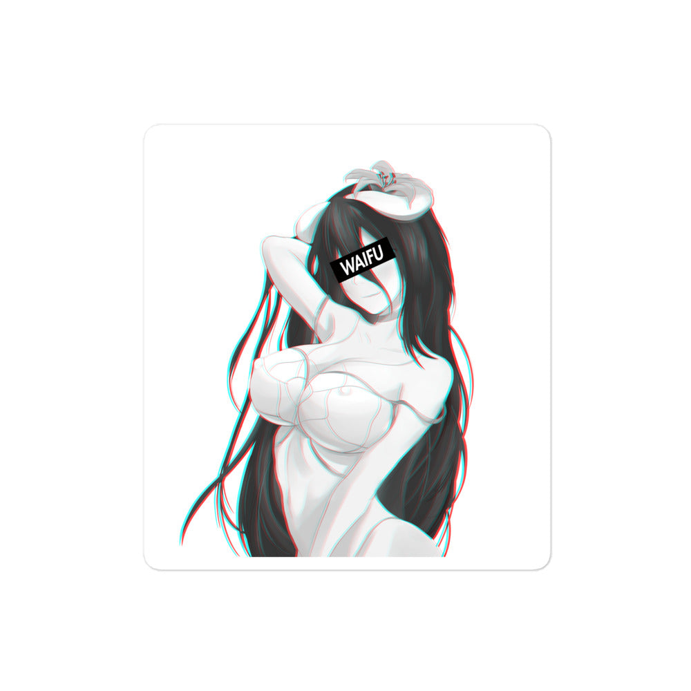 Albedo Waifu Material #004 Kiss Cut Premium Sticker