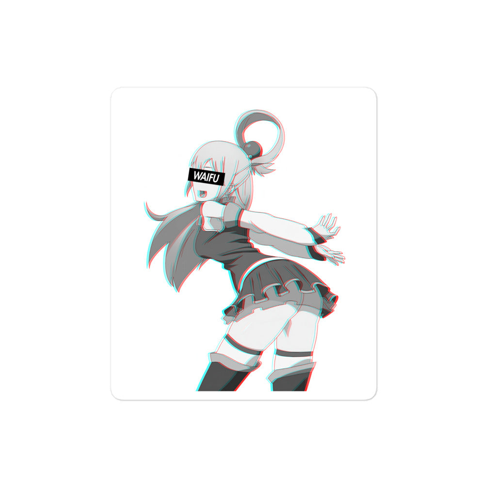 Aqua Waifu Material #004 Kiss Cut Premium Sticker
