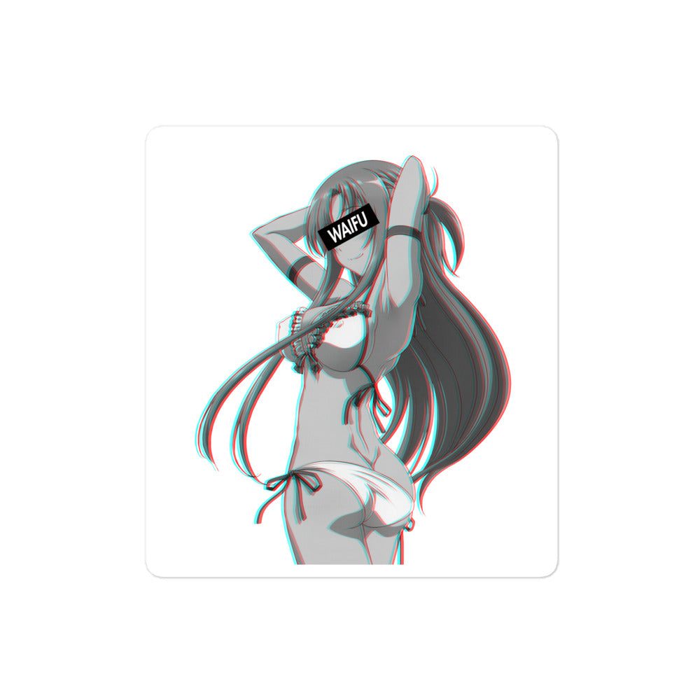 Asuna Waifu Material #002 Kiss Cut Premium Sticker