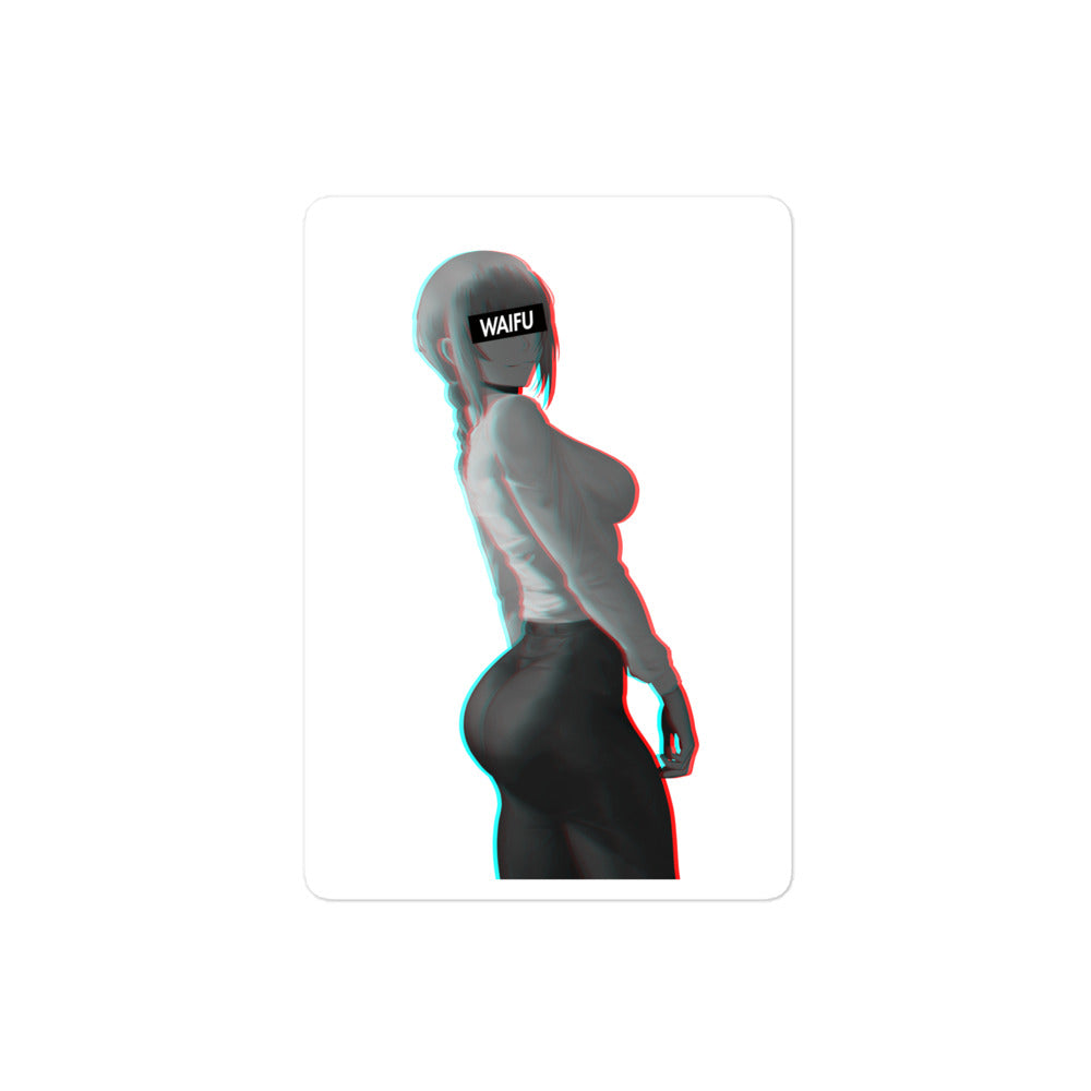 Makima Waifu Material #001 Kiss Cut Premium Sticker