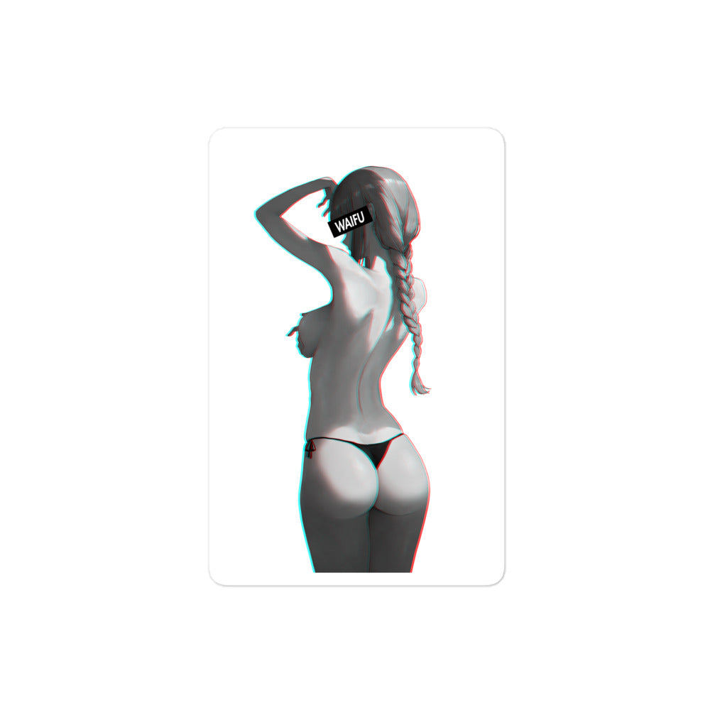 Makima Waifu Material #004 Kiss Cut Premium Sticker